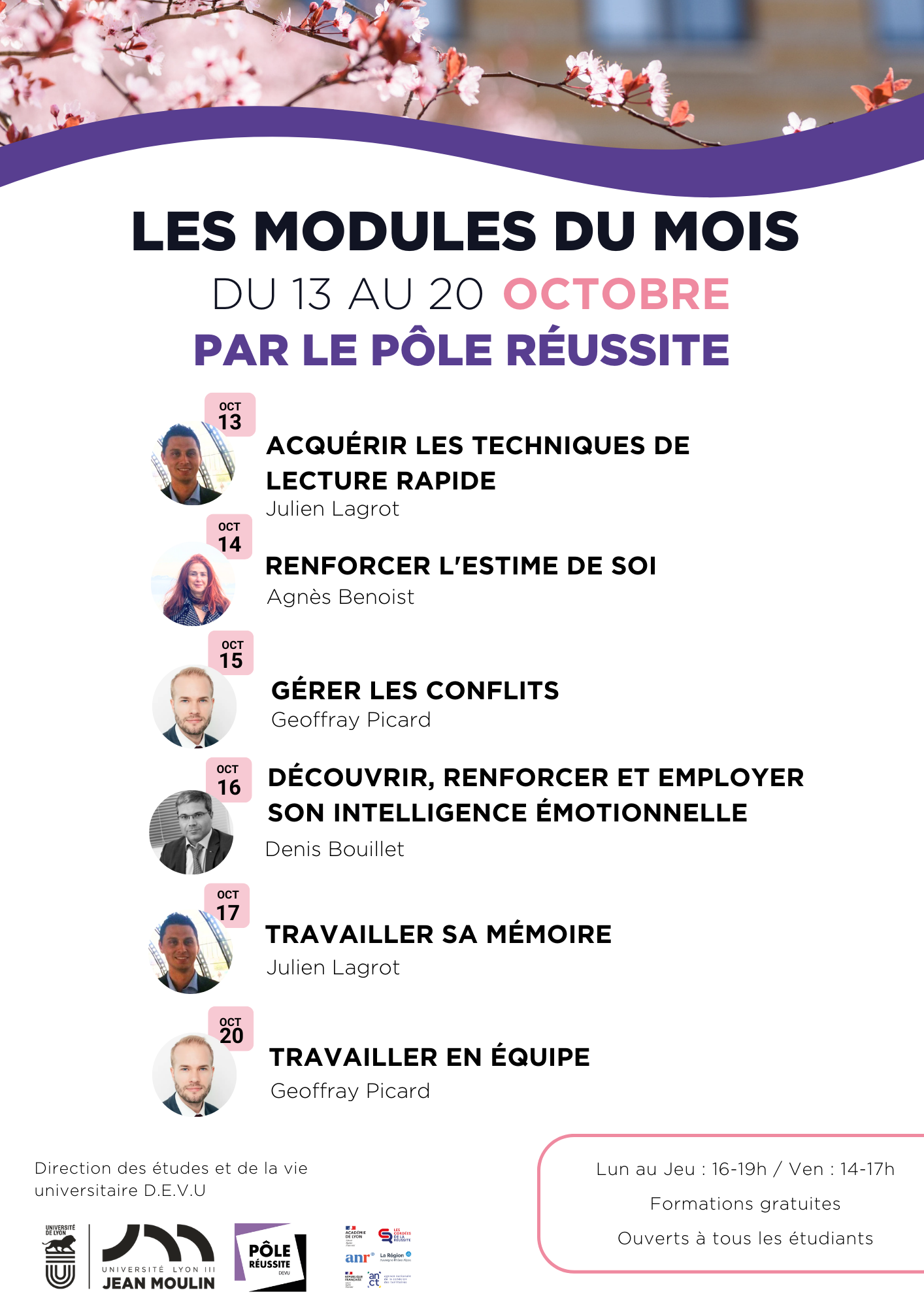 modules octobre